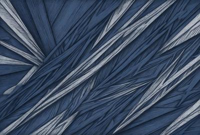 The primary subject of the image is a blue background with a pattern of wood grain. The setting is a blue background with a pattern of wood grain. The visual style is a digital art or illustration. The dominant colors are blue and wood grain, creating a calm and soothing atmosphere.
