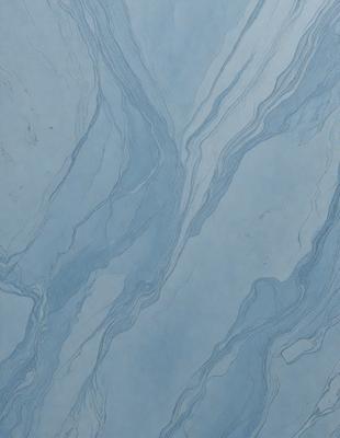 The primary subject of the image is a blue and white marbled tile. The setting is a bathroom, as indicated by the presence of the marbled tile. The visual style is a close-up of the tile, showcasing its intricate design. The colors and mood of the image are predominantly blue and white, creating a clean and elegant atmosphere.