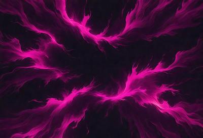 The primary subject of the image is a pink and purple swirl pattern. The setting is a dark background, which contrasts with the vibrant colors of the swirl pattern. The visual style appears to be a digital art or illustration, as the swirl pattern is intricately detailed and the colors are rich and saturated. The overall atmosphere of the image is lively and energetic, with the swirl pattern evoking a sense of movement and dynamism.