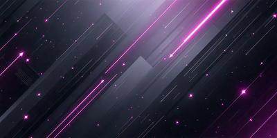 The primary subject of the image is a colorful, abstract design featuring a combination of pink, purple, and black colors. The setting is a dark background, which contrasts with the vibrant colors of the design. The visual style appears to be a digital art or illustration, as it is a pattern or texture that is created through a combination of these colors. The overall atmosphere of the image is lively and energetic, with the bright colors and dynamic design elements.