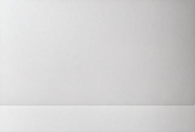 The primary subject of the image is a white sheet of paper. The setting is a blank, white background, which creates a clean and minimalist visual style. The colors in the image are predominantly white, giving it a calm and serene atmosphere.