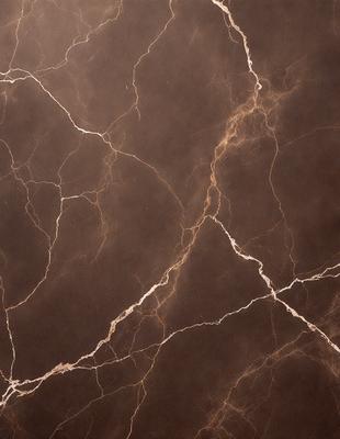 The image features a brown marble wall with a unique, textured surface. The wall appears to be made of stone, giving it a natural and earthy appearance. The marble wall is the primary subject of the image, and it is set against a backdrop of a room or an outdoor space. The visual style of the image is a close-up of the marble wall, showcasing its intricate texture and details. The colors and mood of the image are warm and natural, with the brown marble wall serving
