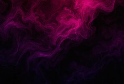 The primary subject of the image is a purple, swirling, and flowing pattern. The setting is a dark background, which contrasts with the purple swirls. The visual style is a combination of digital art and illustration, creating a unique and captivating design. The colors and mood of the image are predominantly purple, giving it a calming and serene atmosphere.
