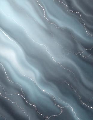 The primary subject of the image is a blue and white ocean wave. The setting is the ocean, with the wave crashing on the surface. The visual style is a photo of the ocean, capturing the dynamic movement of the wave. The dominant colors are blue and white, creating a serene and calming atmosphere.