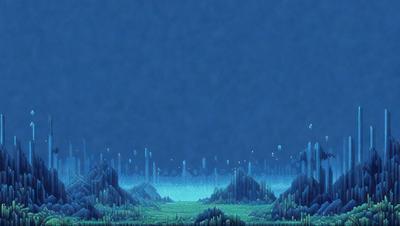 The primary subject of the image is a digital artwork of a blue ocean with a few clouds. The setting is a vast, open ocean with a few clouds scattered throughout the scene. The visual style is digital art, and the colors and mood are predominantly blue, creating a serene and calming atmosphere.