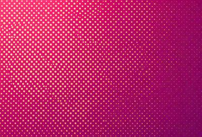 The primary subject of the image is a close-up of a pink polka dot pattern. The setting is a pink background, which creates a visually striking contrast with the polka dots. The visual style is a pattern, and the colors and mood are predominantly pink, giving the image a cheerful and vibrant atmosphere.