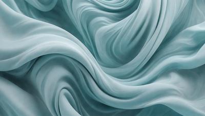 The primary subject of the image is a blue and white swirl pattern, which appears to be a digital art or illustration. The setting is a blue background, and the visual style is a combination of digital art and illustration. The dominant colors are blue and white, creating a calm and soothing atmosphere.