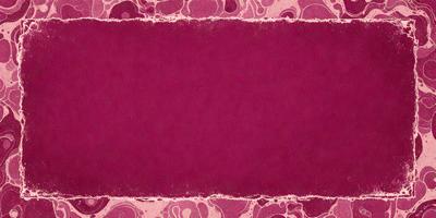 The primary subject of the image is a large, purple background with a pattern of pink and white. The setting appears to be a room with a red wall, and the visual style is a combination of a photo and digital art. The dominant colors in the image are purple and pink, creating a warm and inviting atmosphere.