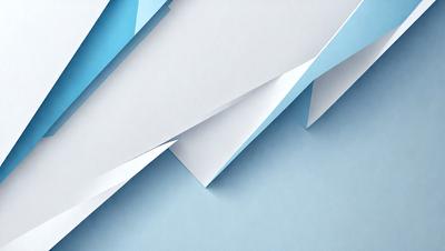 The primary subject of the image is a stack of white paper. The setting is a blue background, which creates a contrasting and visually appealing environment. The visual style is a combination of photo and digital art, as the paper appears to be a photograph of a stack of paper, but the blue background is a digital element. The colors and mood of the image are predominantly blue, which gives it a calm and serene atmosphere.
