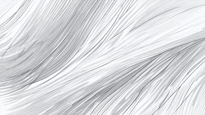 The primary subject of the image is a close-up of a white, curly, and flowing hair. The setting is a white background, which creates a clean and minimalistic visual style. The image is a digital art or illustration, showcasing the curly hair as the main focus. The colors are predominantly white, giving the image a clean and elegant appearance.