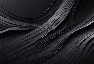 The primary subject of the image is a close-up of a black and white pattern, which appears to be a piece of art or a design. The setting is a black background, which contrasts with the pattern. The visual style is a combination of a photo and a digital art or illustration, as the pattern is intricate and detailed. The colors and mood of the image are predominantly black and white, giving it a classic and timeless feel.