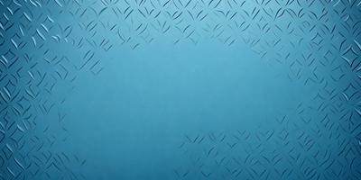 The primary subject of the image is a blue wall with a pattern of white swirls. The setting is indoors, and the visual style appears to be a combination of a photo and a digital art or illustration. The dominant colors are blue and white, creating a calm and soothing atmosphere.