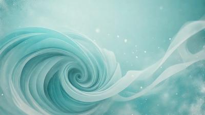 The primary subject of the image is a spiral-shaped design, which appears to be a combination of a wave and a spiral. The setting is a blue background, which adds to the overall mood of the image. The visual style of the image is a digital art or illustration, as it is a well-crafted and detailed design. The colors and mood of the image are predominantly blue, creating a sense of calmness and tranquility.