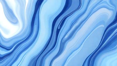 The primary subject of the image is a blue and white swirling pattern, which appears to be a digital art or illustration. The setting is a blue background, and the visual style is a combination of digital art and illustration. The dominant colors are blue and white, creating a calm and soothing atmosphere.