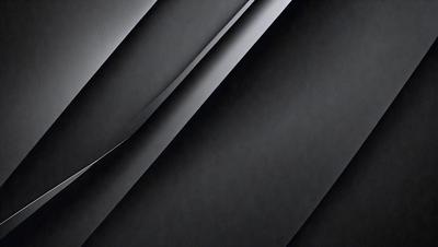 The primary subject of the image is a black and white photograph of a curved, wavy line. The setting is a black background, which emphasizes the line's shape and form. The visual style is a black and white photo, giving it a classic and timeless appearance. The colors and mood of the image are predominantly black and white, creating a sense of depth and contrast.