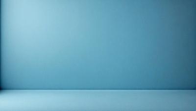 The primary subject of the image is a blue wall. The setting is a room with a blue wall, and the visual style is a photo. The dominant colors are blue, and the overall atmosphere is calm and serene.