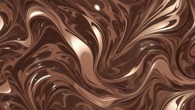 The primary subject of the image is a close-up of a brown and white marbled surface, which appears to be a patterned wallpaper or a textured material. The setting is indoors, with the surface being the main focus of the image. The visual style is a close-up, which emphasizes the intricate details of the pattern. The colors and mood of the image are warm and earthy, with the brown and white marbled surface creating a sense of depth and texture.