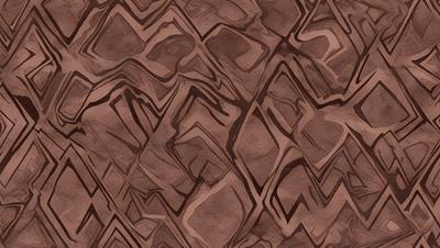 The primary subject of the image is a brown and white patterned surface, which appears to be a textured wallpaper or a patterned fabric. The setting is indoors, with the patterned surface covering a large portion of the background. The visual style of the image is a close-up of the patterned surface, showcasing its intricate details. The colors and mood of the image are warm and earthy, with the brown and white colors creating a sense of depth and texture.