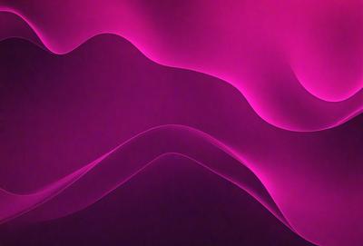 The primary subject of the image is a purple, pink, and white wave pattern. The setting is a purple background, and the visual style appears to be a digital art or illustration. The dominant colors and overall atmosphere of the image are vibrant and energetic, with the pink and white wave pattern creating a sense of movement and dynamism.