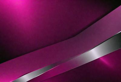 The primary subject of the image is a curved, metallic surface that appears to be a part of a building. The setting is a purple wall, which contrasts with the silver metal surface. The visual style is a combination of digital art and illustration, creating a unique and modern appearance. The dominant colors are purple and silver, giving the image a sleek and modern feel.