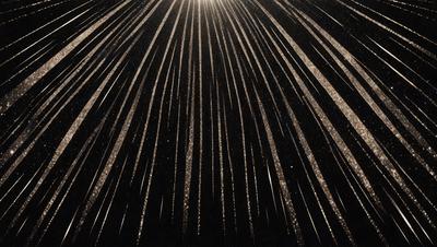 The primary subject of the image is a black background with a pattern of white lines or streaks. The setting appears to be a night sky, with the white lines creating a sense of movement or energy. The visual style of the image is a combination of a photo and digital art, as it captures the night sky with a unique and artistic pattern. The colors and mood of the image are predominantly dark and moody, with the white lines adding a touch of brightness and contrast.