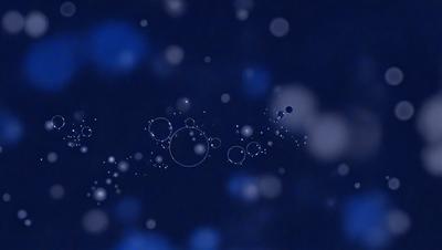 The primary subject of the image is a collection of bubbles floating in a dark blue space. The setting appears to be a night sky, with the bubbles scattered throughout the scene. The visual style of the image is a combination of digital art and illustration, creating a unique and captivating atmosphere. The dominant colors in the image are dark blue and white, with the bubbles adding a touch of brightness and contrast. Overall, the image evokes a sense of wonder and curiosity, as the viewer is drawn