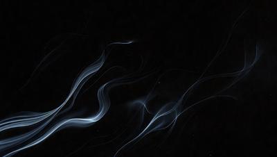 The primary subject of the image is a blue, swirling, and flowing pattern. The setting is a dark background, which contrasts with the blue pattern. The visual style appears to be a digital art or illustration, as the blue pattern is the main focus of the image. The colors and mood of the image are predominantly dark and moody, with the blue pattern creating a sense of movement and flow.