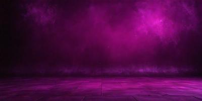 The primary subject of the image is a purple sky with a few stars visible. The setting is a dark room with a purple background, creating a moody atmosphere. The visual style is a combination of a photo and digital art, as the purple sky and stars are digitally manipulated to create a unique and artistic effect. The colors and mood of the image are predominantly purple, with a hint of darkness, giving it a mysterious and captivating appearance.