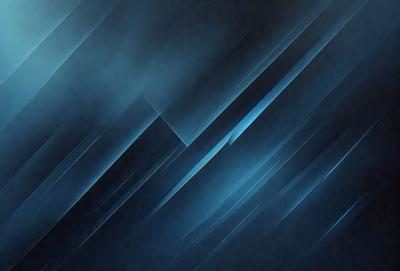 The primary subject of the image is a blue and white pattern, which appears to be a digital art or illustration. The setting is a dark blue background, creating a moody atmosphere. The visual style is modern and abstract, with the blue and white pattern being the main focus of the image.