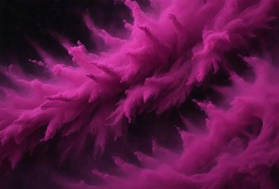 The primary subject of the image is a pink, purple, and white swirl pattern. The setting is a dark background, which contrasts with the swirl pattern. The visual style appears to be a combination of a photo and digital art, creating a unique and eye-catching design. The dominant colors in the image are pink, purple, and white, giving the scene a vibrant and lively atmosphere.