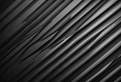 The primary subject of the image is a black and white pattern, which appears to be a design or a texture. The setting is a black background, which contrasts with the pattern. The visual style is a combination of a photo and a digital art, illustration, or drawing. The colors and mood of the image are predominantly black and white, giving it a classic and timeless appearance.