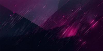 The primary subject of the image is a purple and pink patterned background. The setting is a dark, possibly futuristic environment. The visual style appears to be a combination of digital art and illustration. The dominant colors are purple and pink, creating a vibrant and lively atmosphere.