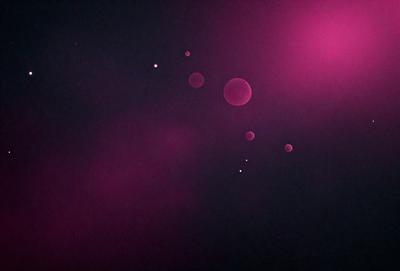 The primary subject of the image is a purple background with a few white orbs floating in the air. The setting appears to be a dark, possibly nighttime, environment. The visual style of the image is a combination of digital art and illustration, creating a unique and artistic atmosphere. The colors and mood of the image are predominantly purple and dark, giving it a mysterious and intriguing appearance.