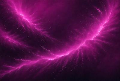 The primary subject of the image is a pink nebula, which is a swirling mass of gas and dust in space. The setting is a dark, starry sky, with the nebula being the main focus of the image. The visual style is a combination of a photo and digital art, creating a unique and captivating representation of the celestial phenomenon. The colors and mood of the image are predominantly pink, which adds a sense of warmth and beauty to the scene.