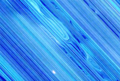 The primary subject of the image is a blue and white striped pattern. The setting is a blue background, and the visual style appears to be a digital art or illustration. The dominant colors are blue and white, creating a calm and soothing atmosphere.