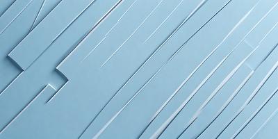 The primary subject of the image is a close-up of a blue surface with a pattern of white lines. The setting appears to be a room with a blue wall. The visual style is a photo, and the colors and mood are predominantly blue and white, creating a calm and serene atmosphere.