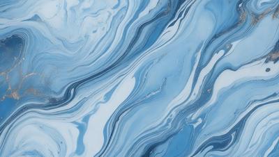 The primary subject of the image is a blue and white swirling pattern, which appears to be a digital art or illustration. The setting is a blue and white ocean, creating a serene and calming atmosphere. The visual style is a mix of digital art and natural elements, resulting in a unique and captivating scene.