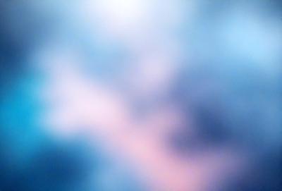 The primary subject of the image is a person, possibly a woman, with a pink and purple color scheme. The setting is a cloudy sky, and the visual style appears to be a combination of a photo and digital art. The colors and mood of the image are predominantly pink and purple, creating a warm and inviting atmosphere.