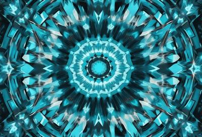 The primary subject of the image is a blue and green swirling pattern, which appears to be a digital art or illustration. The setting is a blue and green background, creating a vibrant and lively atmosphere. The visual style is a mix of digital art and illustration, with a focus on the swirling pattern. The colors and mood of the image are predominantly blue and green, giving it a calming and soothing effect.