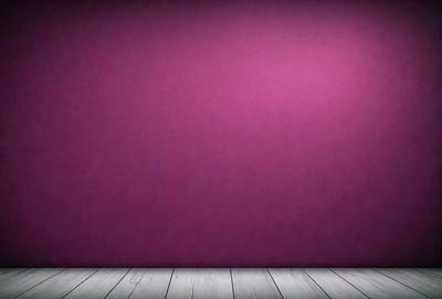 The primary subject of the image is a purple wall. The setting is a room with a wooden floor. The visual style is a photo, and the dominant colors are purple and white. The overall atmosphere is calm and serene.
