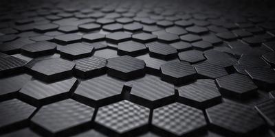 The primary subject of the image is a close-up of a black and white checkered pattern. The setting is a black background, and the visual style appears to be a photo. The dominant colors are black and white, creating a classic and timeless atmosphere.