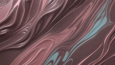 The primary subject of the image is a close-up of a purple and blue swirling pattern, which appears to be a painting or a digital artwork. The setting is a wall, and the visual style is a combination of painting and digital art. The dominant colors in the image are purple and blue, creating a vibrant and visually appealing atmosphere.