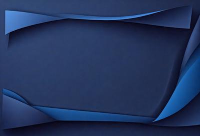 The primary subject of the image is a blue background with a white square. The setting is a dark room, and the visual style is a digital art or illustration. The dominant colors are blue and white, creating a calm and serene atmosphere.