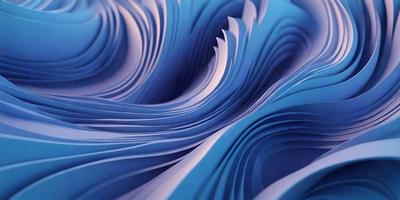 The primary subject of the image is a blue and white wave, which is the main focus of the scene. The wave is set against a blue background, creating a visually striking contrast. The image is a digital art piece, showcasing the artist's skill in creating a realistic and dynamic wave. The colors and mood of the image are predominantly blue, with a sense of calmness and tranquility.