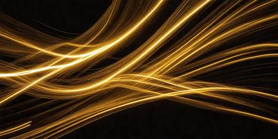 The primary subject of the image is a bright, yellow light source, which appears to be a lightning bolt or a bright light. The light is illuminating a dark background, creating a striking contrast. The visual style of the image is a close-up of the light source, emphasizing its brightness and intensity. The colors and mood of the image are predominantly yellow, creating a warm and vibrant atmosphere.