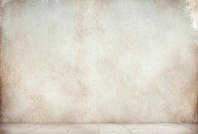 The primary subject of the image is a white wall with a brown texture. The setting is a room with a wooden floor. The visual style is a photo, and the dominant colors are white and brown. The overall atmosphere is somewhat dull and uninteresting.