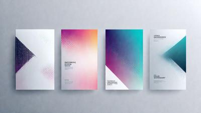 Primary subject: Posters
Setting/background: White background
Visual style: Digital art
Colors and mood: Colorful and vibrant