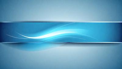 The primary subject of the image is a blue wave, which is the main object, scene, or focus of the image. The setting is a blue background, and the visual style is a digital art or illustration. The dominant colors are blue and white, creating a calm and serene atmosphere.