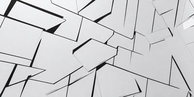 The primary subject of the image is a white square, which is the main object, scene, or focus of the image. The setting/background consists of a white surface, which could be a wall or a piece of paper. The visual style is a combination of a photo and digital art, illustration, or drawing. The colors and mood of the image are predominantly white, giving it a clean and minimalist appearance.