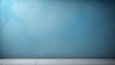 The primary subject of the image is a blue wall. The setting is a room with a blue wall, and the visual style is a photo. The dominant colors are blue and white, creating a calm and serene atmosphere.